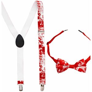 Rubies Bloody Adult Halloween Suspenders and Bow Tie Rubies Bloody Adult Halloween Suspenders and Bow Tie