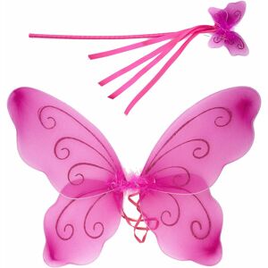 Rubies Pink butterfly wings and matching magic wand for children Rubies Pink butterfly wings and matching magic wand for children