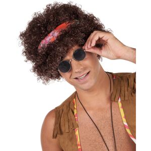Rubies Afro hippie brown wig - 130 g Rubies Afro hippie brown wig - 130 g