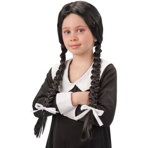 Rubies Black wig with braids schoolgirl girl Rubies Black wig with braids schoolgirl girl