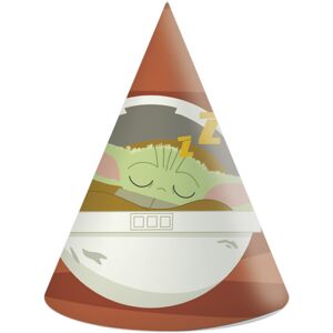 Rubies 6 Baby Yoda The Mandalorian Cardboard Party Hats Rubies 6 Baby Yoda The Mandalorian Cardboard Party Hats