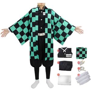 Unbranded (Kamado Tanjirou Costume, L) Slayer Demon Kimetsu No Yaiba Kamado Nezuko Cosplay Unbranded (Kamado Tanjirou Costume, L) Slayer Demon Kimetsu No Yaiba Kamado Nezuko Cosplay