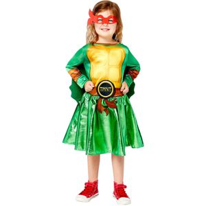 (10-12 Years, Green/Yellow) Teenage Mutant Ninja Turtles Girls Costume (10-12 Years, Green/Yellow) Teenage Mutant Ninja Turtles Girls Costume