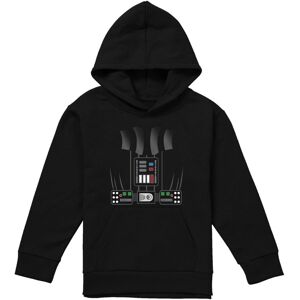 (7-8 Years, Black) Star Wars Childrens/Kids Darth Vader Costume Hoodie (7-8 Years, Black) Star Wars Childrens/Kids Darth Vader Costume Hoodie
