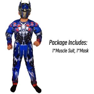 Unbranded (Optimus Prime, S) Prime Transformers Optimus Bumblebee Kids Cosplay Costume Pro Unbranded (Optimus Prime, S) Prime Transformers Optimus Bumblebee Kids Cosplay Costume Pro