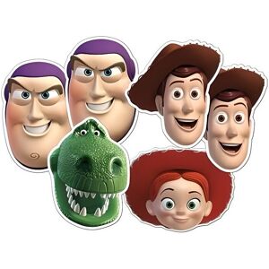 Set of 6 Disney Toy Story Cardboard Masks - Woody, Buzz, Jessy, Rex - For Childr Set of 6 Disney Toy Story Cardboard Masks - Woody, Buzz, Jessy, Rex - For Childr