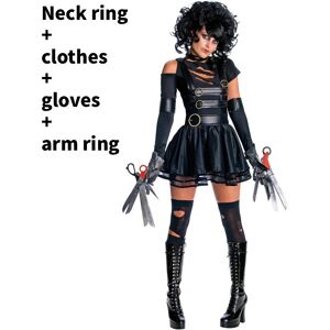 Unbranded (Dress Suit, XL) Scissorhands Edward Cosplay Costume Dress Halloween Party Stage Unbranded (Dress Suit, XL) Scissorhands Edward Cosplay Costume Dress Halloween Party Stage