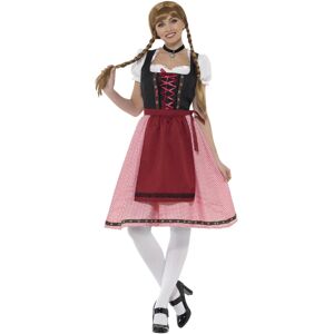 (L, White/Red/Black) Smiffys Womens/Ladies Bavarian Tavern Maid Costume Set (L, White/Red/Black) Smiffys Womens/Ladies Bavarian Tavern Maid Costume Set