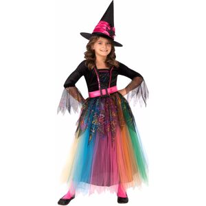 Rubies (Small (6), Black) Spider Witch Sorceress Web Halloween Fancy Dress Kids Girls C Rubies (Small (6), Black) Spider Witch Sorceress Web Halloween Fancy Dress Kids Girls C
