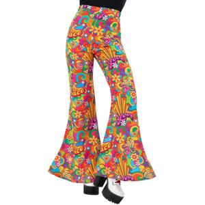 (16-18 UK, Multicoloured) Smiffys Womens/Ladies Rainbow Peace Costume Flared Tro (16-18 UK, Multicoloured) Smiffys Womens/Ladies Rainbow Peace Costume Flared Tro