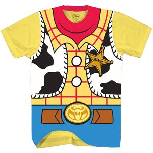 Disney Toy Story Sheriff Woody Cowboy Costume Adult T-Shirt (SM Yellow) Disney Toy Story Sheriff Woody Cowboy Costume Adult T-Shirt (SM Yellow)