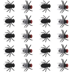 Unbranded Halloween Fake Flies Set 20pcs Plastic Toy Flies Joke Party Accessories Unbranded Halloween Fake Flies Set 20pcs Plastic Toy Flies Joke Party Accessories