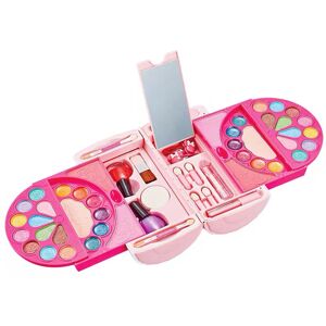 Unbranded Little Girls Pink Cosmetics Makeup Set, ABS Safe Kids Toy Unbranded Little Girls Pink Cosmetics Makeup Set, ABS Safe Kids Toy