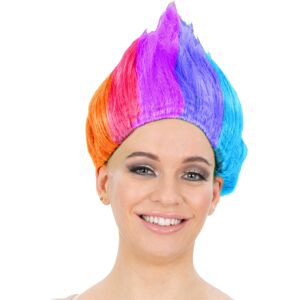 Smiffys 80119 Fancy Dress - Rainbow Troll Wig Smiffys 80119 Fancy Dress - Rainbow Troll Wig