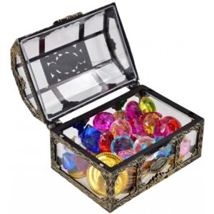 Kandy Toys Gems And Coins Childrens Pirate Treasure Chest Accessory Kandy Toys Gems And Coins Childrens Pirate Treasure Chest Accessory