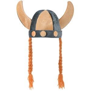 Bristol Novelty Unisex Soft Viking Helmet With Plaits Bristol Novelty Unisex Soft Viking Helmet With Plaits