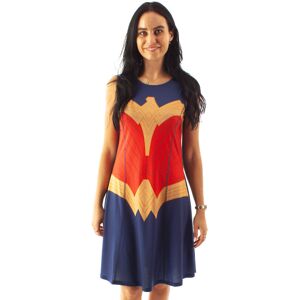 (Large) DC Comics Sleeveless Skater Dress (Womens Blue) (Large) DC Comics Sleeveless Skater Dress (Womens Blue)