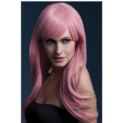 Smiffy's Fever Women's Sienna Wig, One Size, Pastel Pink - wig sienna pink fever pastel Smiffy's Fever Women's Sienna Wig, One Size, Pastel Pink - wig sienna pink fever pastel