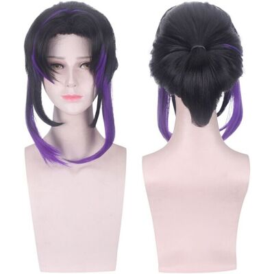 Unbranded (Wig Only, One Size) Demon Slayer Kochou Shinobu Cosplay Costume Suits Unbranded (Wig Only, One Size) Demon Slayer Kochou Shinobu Cosplay Costume Suits