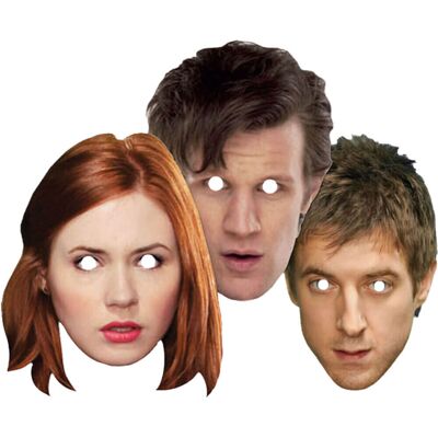 Doctor Who Companions Face Mask 3 Pack - face masks Doctor Who Companions Face Mask 3 Pack - face masks