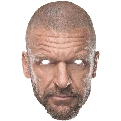 Triple H WWE Wrestler Official Single 2D Card Party Face Mask Triple H WWE Wrestler Official Single 2D Card Party Face Mask