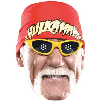 Hulk Hogan WWE Wrestler Official Single 2D Card Party Face Mask Hulk Hogan WWE Wrestler Official Single 2D Card Party Face Mask
