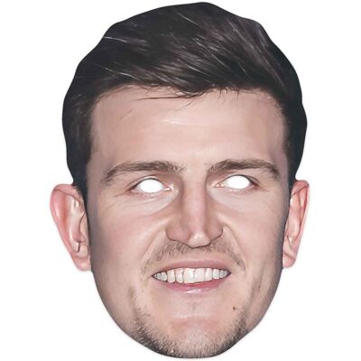 Harry Maguire England Footballer Single 2D Card Party Face Mask Harry Maguire England Footballer Single 2D Card Party Face Mask