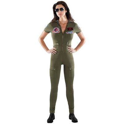 Lacey Wigs Adult Top Gun Jumpsuit Costume - Costumes Lacey Wigs Adult Top Gun Jumpsuit Costume - Costumes