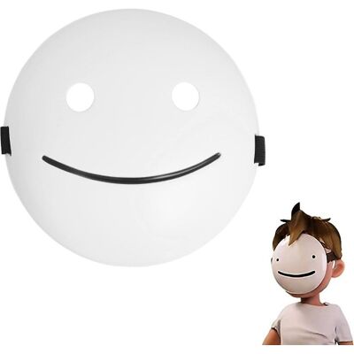 Unbranded White Smile Dream Cosplay Full Face Mask Helmet Halloween Carnival Fancy Dress C Unbranded White Smile Dream Cosplay Full Face Mask Helmet Halloween Carnival Fancy Dress C