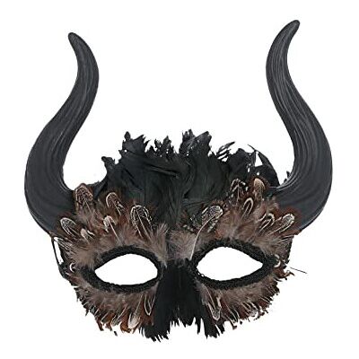 Smiffys 52808 Feathered Venetian Horned Mask - costume Smiffys 52808 Feathered Venetian Horned Mask - costume