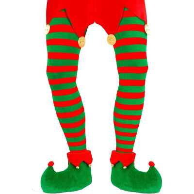 Widmann Men's ELF Tights - Red Green Loops - Tights Widmann Men's ELF Tights - Red Green Loops - Tights