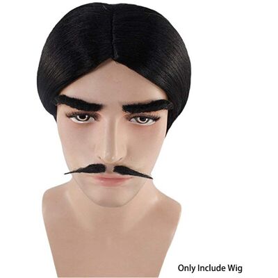 Unbranded (Wig) Family Addams The Gomez Addams Cosplay Wig Wednesday Hair Beard Halloween Unbranded (Wig) Family Addams The Gomez Addams Cosplay Wig Wednesday Hair Beard Halloween
