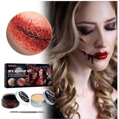 Unbranded Scar Wax Kit Makeup Skin Wax Special Effects Halloween Stage Fake Wound Molding Unbranded Scar Wax Kit Makeup Skin Wax Special Effects Halloween Stage Fake Wound Molding