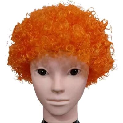 Unbranded (Orange) Colored Explosion Head Headgear Joker Wig For Kids Funny Props Wig Perf Unbranded (Orange) Colored Explosion Head Headgear Joker Wig For Kids Funny Props Wig Perf