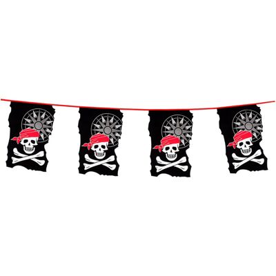 Rubies Skull pennant garland Rubies Skull pennant garland