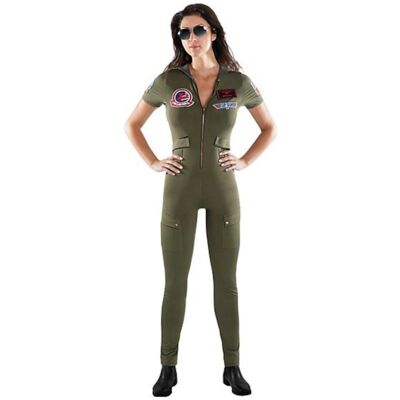 My Other Me Model Small Costume - Top Gun for Women My Other Me Model Small Costume - Top Gun for Women