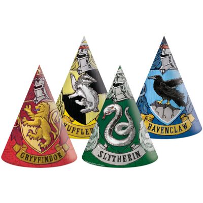 Rubies 6 Harry Potter Cardboard Party Hats Rubies 6 Harry Potter Cardboard Party Hats