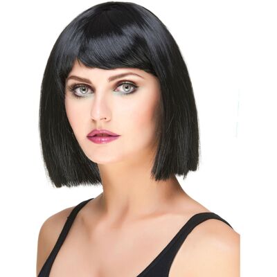 Rubies Women's black square wig with bangs Rubies Women's black square wig with bangs
