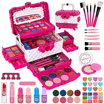 jooful Kids Makeup Sets for Girls, 55Pcs Washable Make Up Set Girls Toys, Real Children jooful Kids Makeup Sets for Girls, 55Pcs Washable Make Up Set Girls Toys, Real Children