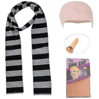 Unbranded 2025 New 4pcs Gru Cos Kits Fake Nose Bald Cap Halloween Costume Accessories for Unbranded 2025 New 4pcs Gru Cos Kits Fake Nose Bald Cap Halloween Costume Accessories for