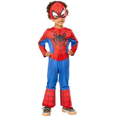Rubies Spider-Man Costume for Kids - 3-4 Years - Blue/Red/Black Rubies Spider-Man Costume for Kids - 3-4 Years - Blue/Red/Black