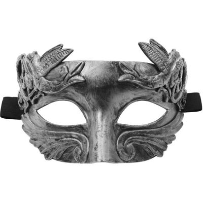 Unbranded (Silver) Antique Roman Venetian Half Mask For Halloween Costume Celebration And Unbranded (Silver) Antique Roman Venetian Half Mask For Halloween Costume Celebration And