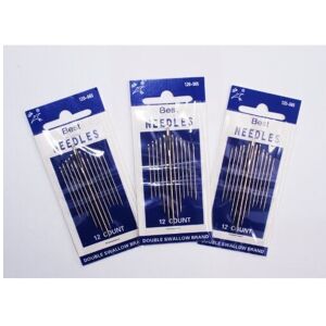 A Pack of Assorted Hand Sewing Needles, Multi Sizes Pack of 12 A Pack of Assorted Hand Sewing Needles, Multi Sizes Pack of 12