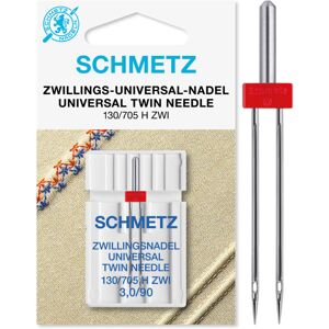 (Twin Universal (Regular), Size: 3.0/90) Schmetz Sewing Machine Twin Needles (Twin Universal (Regular), Size: 3.0/90) Schmetz Sewing Machine Twin Needles