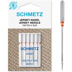 (Jersey (Ball Point), Size: 80/12) Schmetz Sewing Machine Needles, 5pk (Jersey (Ball Point), Size: 80/12) Schmetz Sewing Machine Needles, 5pk