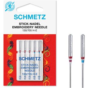 (Embroidery, Size: Assorted 75/11 and 90/14) Schmetz Sewing Machine Needles, 5pk (Embroidery, Size: Assorted 75/11 and 90/14) Schmetz Sewing Machine Needles, 5pk