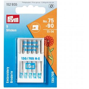Prym Embroidery Machine Needles - per pack of 5 Prym Embroidery Machine Needles - per pack of 5