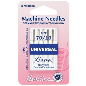 Hemline Sewing Machine Needles - per pack of 5 Hemline Sewing Machine Needles - per pack of 5