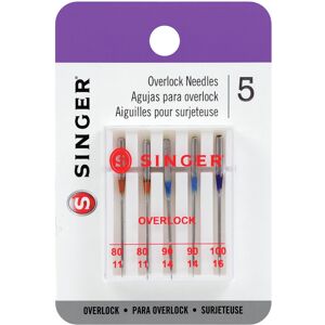 Singer Universal Regular Point Overlock Machine Needles-Sizes 11/80 (2), 14/90 ( Singer Universal Regular Point Overlock Machine Needles-Sizes 11/80 (2), 14/90 (