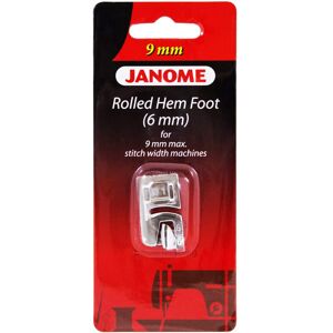 Janome Rolled Hem Foot (6mm) for 9mm Max Stitch Width Machines Janome Rolled Hem Foot (6mm) for 9mm Max Stitch Width Machines